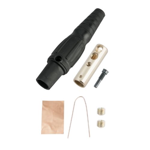 Marinco Power Products CLS Serie Inline Single Pin Conn(400A/600V)2/0-4/0AWG Fem-BK