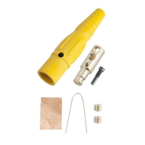 Marinco Power Products CLS Ser Inline Single Pin Conn(400A/600V)2/0-4/0AWG Male-YL