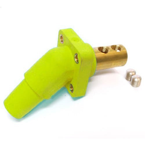 Marinco Power Products CLS 45 Deg Receptacle  Panel Mount (400A/600V)DSS; Female-YL