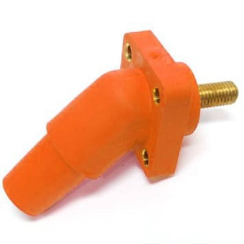 Marinco Power Products CLS 45 Deg Recep Pnl Mount(400A/600V)1-1/8"Thrd Stud;Fem-OR