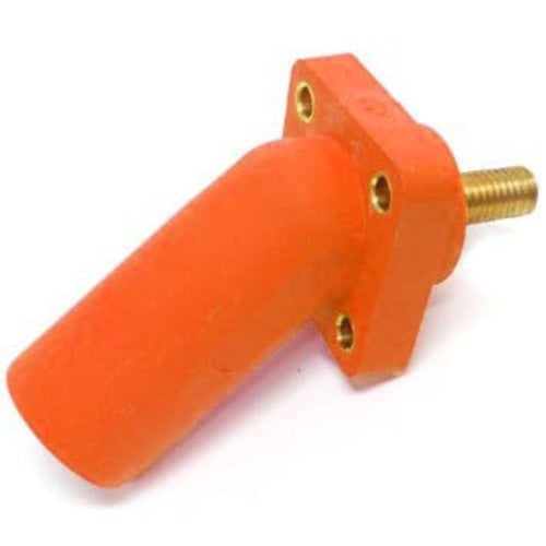 Marinco Power Products CLS 45 Deg Inlet Pnl Mount(400A/600V)1-1/8"Thrd Stud;Male-OR