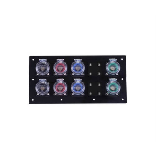 Power Assemblies Plastic 800 Amp Female DSS 8 Position CAM Lock Panel