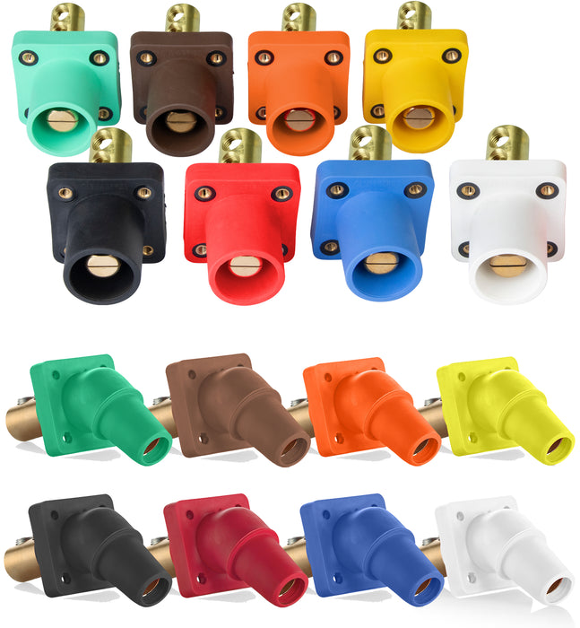 Series 16 Panel Mounted Camlock (Set of 5), Double Set Screw