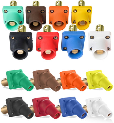 Series 16 Panel Mounted Camlock (Set of 5), Double Set Screw