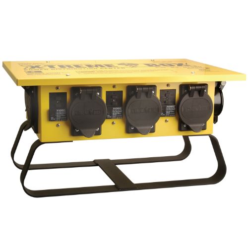 Southwire 50A X-Treme Portable Dist  Box w/T Slot Single Recept, Sled, MPN 19703R02