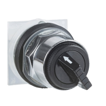 Schneider Electric 9001KS11B Type K 30mm Push Button Black Knob, selector switch, 2 position