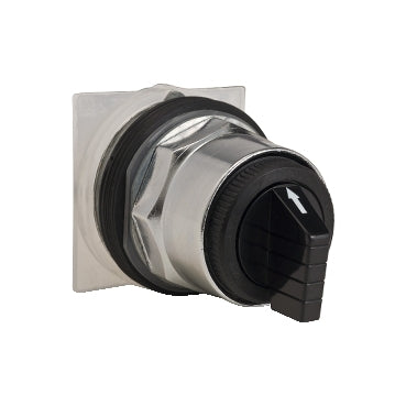 Schneider Electric 9001KS43B Type K 30mm Push Button Black Knob, selector switch, 3 position, C cam