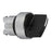 Schneider Electric ZB4BD3 Square D Harmony 22mm Selector Switch Operating Head Push Button - Black, 3 Position, Maintained, Unmarked