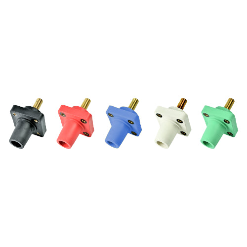 120/208V Female Threaded Post Panel Mount Connectors Portable Power Package