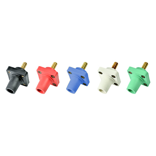 #6 - 4/0 AWG Panel Mounting Camlock (Set of 5) - Threaded Post