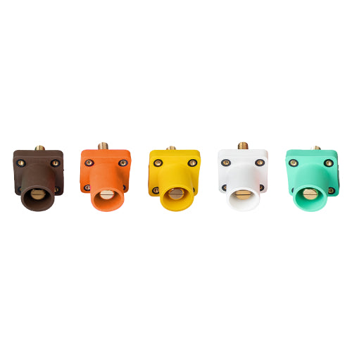 277/480V Male Threaded Post Panel Mount Connectors Portable Power Package