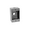 Eaton Crouse-Hinds 1 G WP Outlet Box 2 DP LUG 3/4 3 Hole Gray TP7018