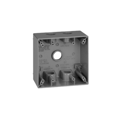 Weatherproof Aluminum Outlet Box