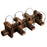 Hubbell Wiring Device-Kellems HBL7DBBN Series 16 Distribution Block ( 1 Male - 6 Females) - Brown