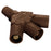 Hubbell Wiring Device-Kellems Series 16 3-Fer Tri-Taps Device, Female to Male/Male/Male - Brown Wire Connectors