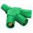 Hubbell Wiring Device-Kellems Series 16 3-Fer Tri-Taps Device, Female to Male/Male/Male - Green Wire Connectors