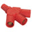 Hubbell Wiring Device-Kellems Series 16 3-Fer Tri-Taps Device, Female to Male/Male/Male - Red Wire Connectors