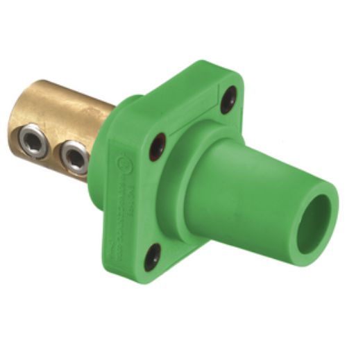 Hubbell Wiring Device-Kellems Series 16 Single Pole 400Amp DSS Receptacle, Female - Green Wire Connectors