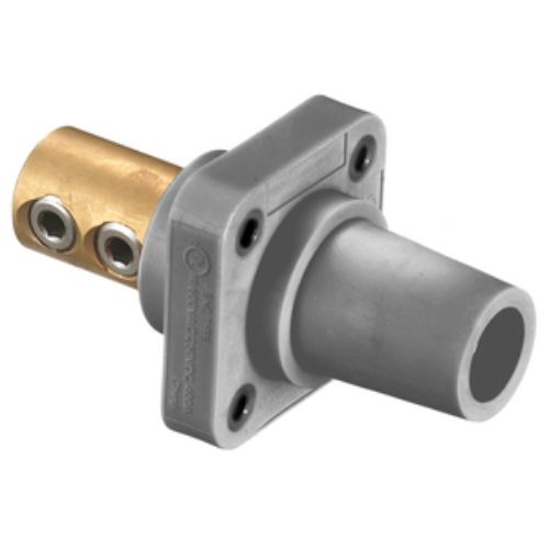 Hubbell Wiring Device-Kellems Series 16 Single Pole 400Amp DSS Receptacle, Female - Gray Wire Connectors