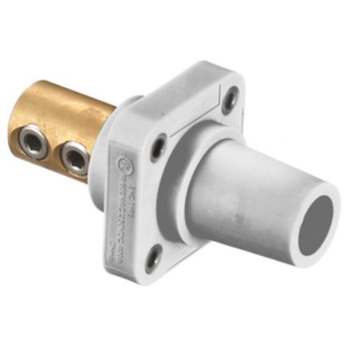 Hubbell Wiring Device-Kellems Series 16 Single Pole 400Amp DSS Receptacle, Female - White Wire Connectors