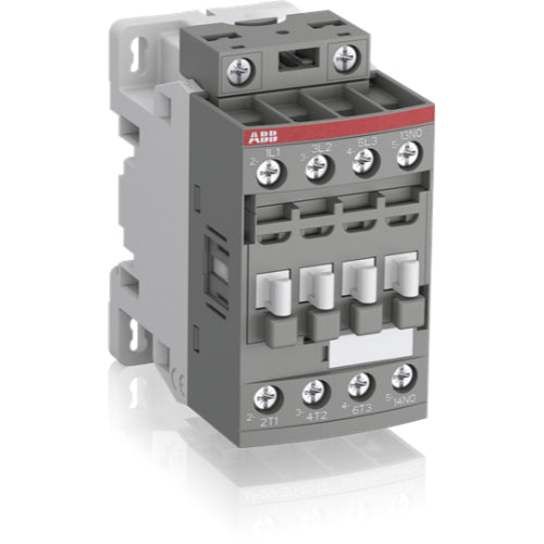 ABB AF Series IEC Contactor, Non-Reversing, 30A, 3 Pole, 24-60AC/20-60DC Coil Voltage