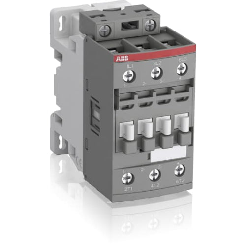 ABB AF Series IEC Contactor, Non-Reversing, 50A, 3 Pole, 24-60AC/20-60DC Coil Voltage