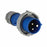 Plug Pin&Sleeve 20A 250V 2P3W WhiteBlue