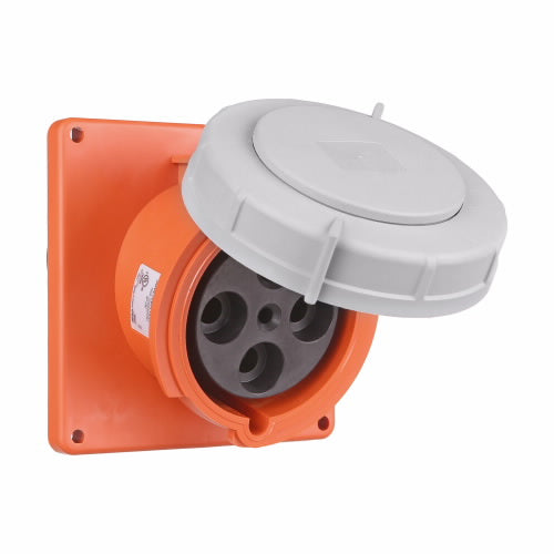 Plug Pin&Sleeve 100A 125-250V 3P4W WhiteOrange