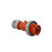 Arrow Hart Plug Pin&Sleeve 20A 125/250V 3P4W White  Orange
