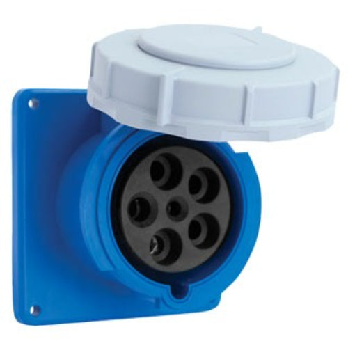 Arrow Hart Receptacle Pin&Sleeve 30A 250V 3PH 3P4W White Blue