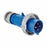 Arrow Hart Plug Pin&Sleeve 60A 250V 3PH 3P4W White  Blue