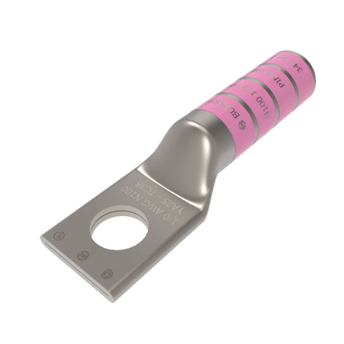 1/0 AWG Uninsulated Copper Compression Terminal