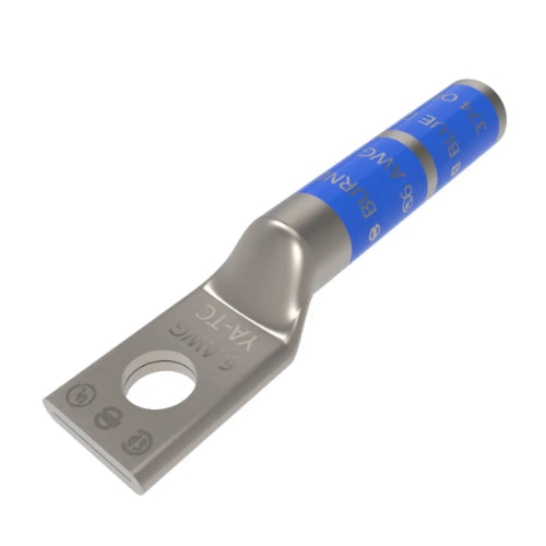 6 AWG Uninsulated Copper Compression Terminal
