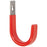Standard J Hook Hanger 4  Dia.,6-3/4 Long,Galv. Steel-25PK