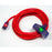 Century Wire And Cable 100' 12/3 SJTW Pro Glo Tri Tap Extension Cord Red