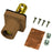 Marinco CL Series Panel Mount (400A/600V)#2-2/0 AWG Male - Brown (F)
