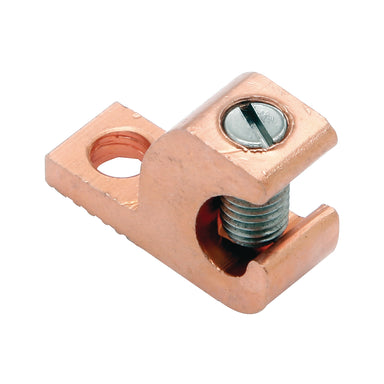 Copper Lay-in Lug, 14-4 AWG, #10 Stud