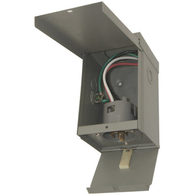 30A or 50A Power Inlet Box, NEMA 3R and ETL listed.