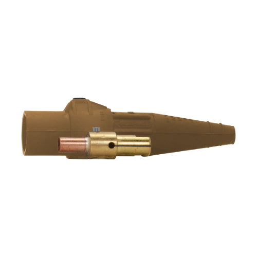 E-Z1016 Male Plug Crimp #2 To #1 Brown