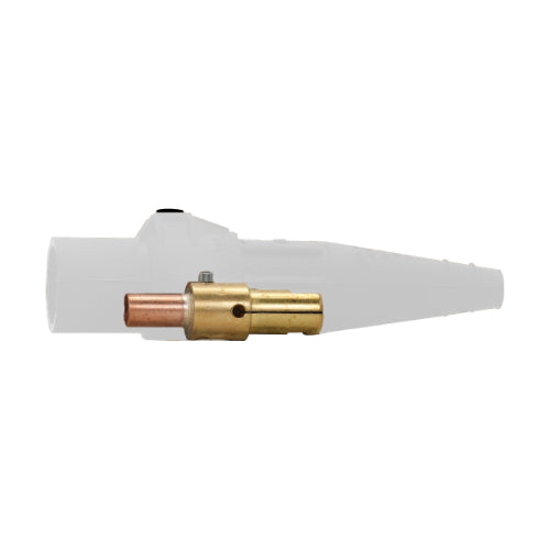 E-Z1016 Male Plug Crimp #2 To #1 White