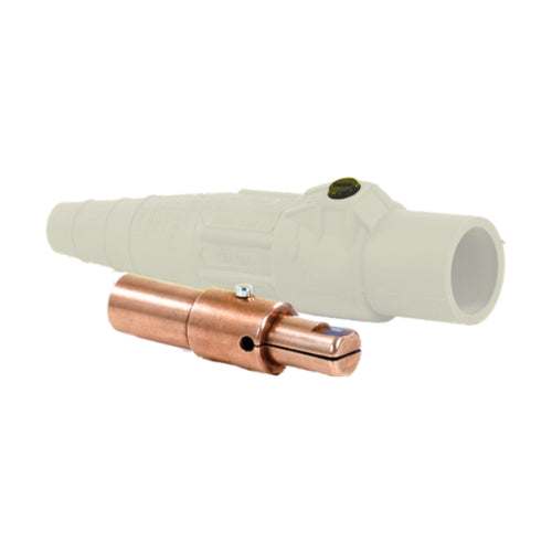 E-Z1016 Male Plug Crimp 3/0 To 4/0 White