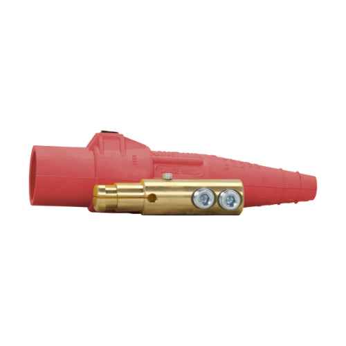 400Amp,Inline Connector,Double Set Screw,600V,RD,Male,#2-2/0