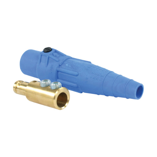 Plug Double Set Screw Non-vulcanized Male2/0 TO 4/0 -BL