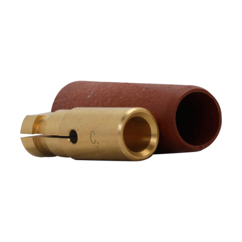E1012 Male Plug Solder #2 To 1/0 Red