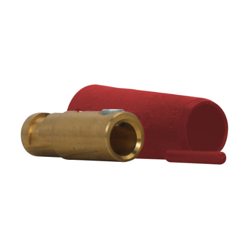E1012 Female Plug Set Screw 3/0 To 4/0 Red