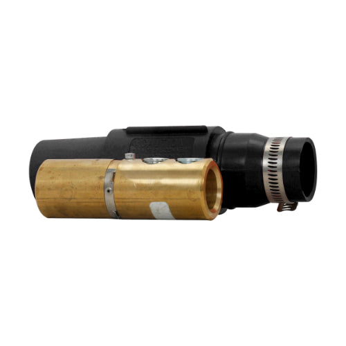 E1017 Female Plug Double Set Screw350-500MCM Black