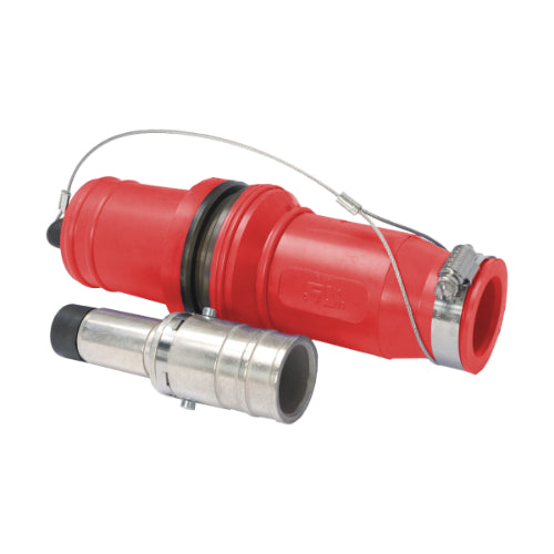 E1049 Male Plug 777MCM Crimp/Solder Red