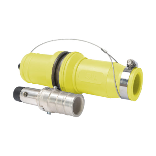 E1049 Male Plug 535MCM Crimp/Solder Yellow