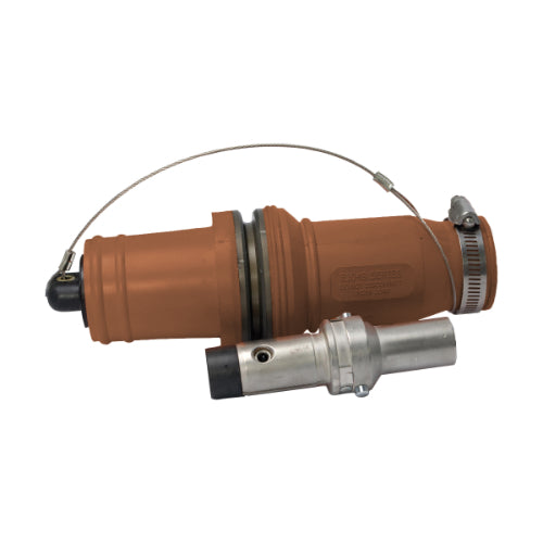 Roughneck Complete Male Standard Connector, 313 MCM, Brown