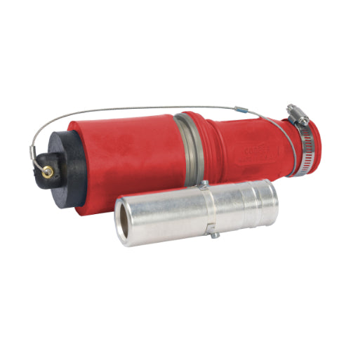 E1049 Female Plug 777MCM Crimp/Solder Red